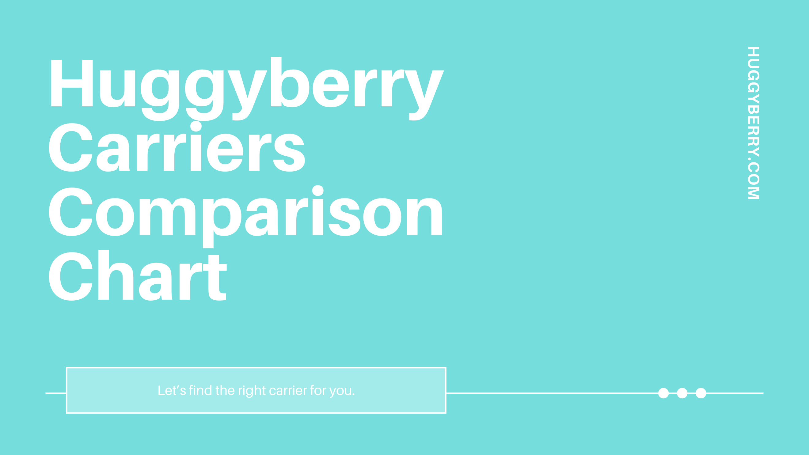 Huggyberry Comparison - Cover