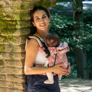 Huggy Nest Baby Carrier - Dock Dahlia