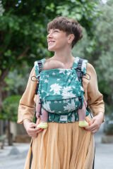 Huggy Nest Baby Carrier - Bougainvillea Jade
