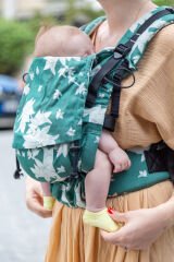 Huggy Nest Baby Carrier - Bougainvillea Jade