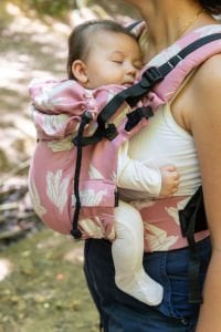 Huggy Softy Baby Size Carrier - Dock Dahlia