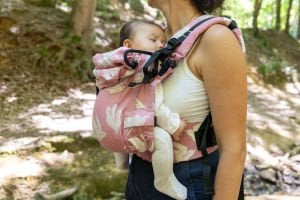 Huggy Softy Baby Size Carrier - Dock Dahlia