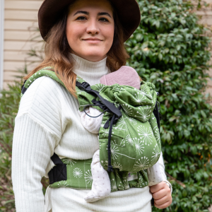 Huggy Softy Baby Size Carrier - Dandelion Cedar