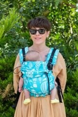 Huggy Softy Baby Size Carrier - Huggadocia Cloud