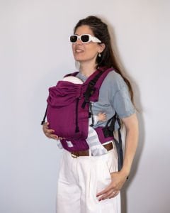 Huggy Softy Baby Size Carrier - Fuschia