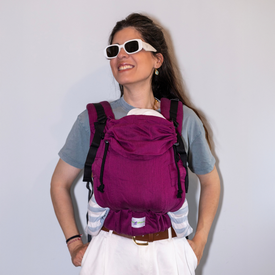 Huggy Softy Baby Size Carrier - Fuschia