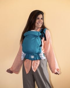 Huggy Softy Baby Size Carrier - Aquamarine