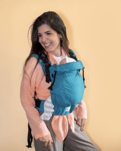 Huggy Softy Baby Size Carrier - Aquamarine