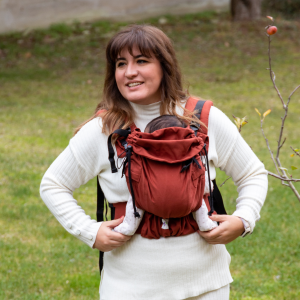 Huggy Softy Baby Size Carrier - Cocoa