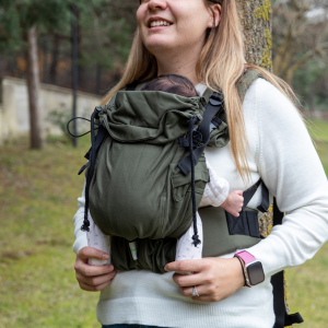 Huggy Softy Baby Size Carrier - Olive