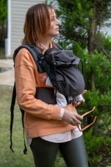 Huggy Softy Baby Size Carrier - Wood