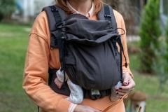 Huggy Softy Baby Size Carrier - Wood