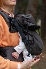 Huggy Softy Baby Size Carrier - Wood