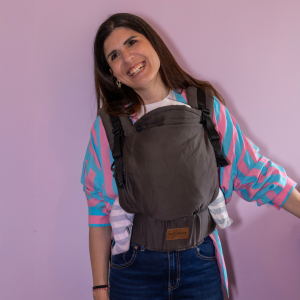 Huggy Softy Baby Size Carrier - Wood