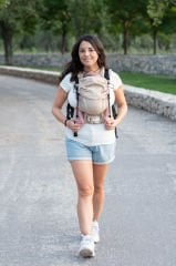 Huggy Softy Baby Size Carrier - Latte