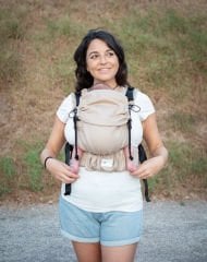 Huggy Softy Baby Size Carrier - Latte