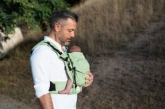 Huggy Softy Baby Size Carrier - Pistachio