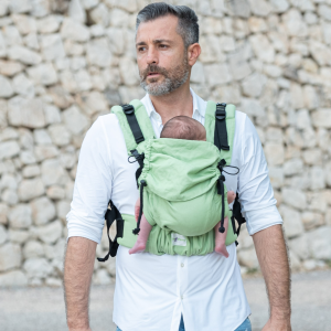 Huggy Softy Baby Size Carrier - Pistachio