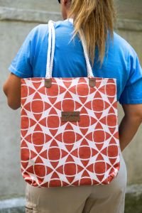 Huggy Tote Bag - Marble Terra