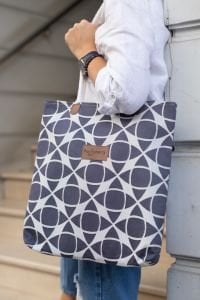 Huggy Tote Bag - Marble Mist