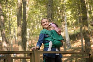 Toddler Beden HuggyTai -  Herringbone Emerald Toddler