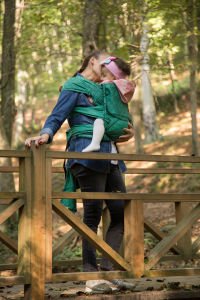 Toddler Beden HuggyTai -  Herringbone Emerald Toddler