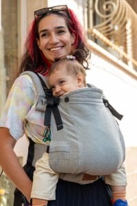 Huggy Plus Toddler Size Carrier - Silver
