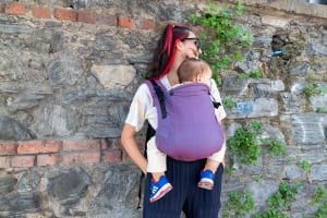 Huggy Plus Toddler Size Carrier - Berry