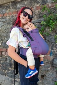 Huggy Plus Toddler Size Carrier - Berry