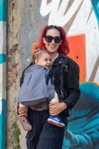 Huggy Plus Toddler Size Carrier - Anthracite
