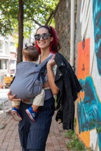 Huggy Plus Toddler Size Carrier - Anthracite