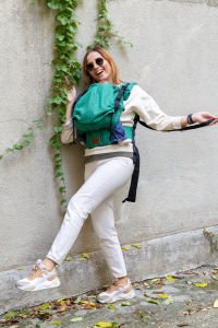 Huggy Plus Toddler Size Carrier - Diamond Emerald