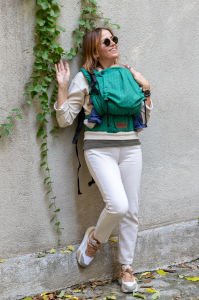 Huggy Plus Toddler Size Carrier - Diamond Emerald