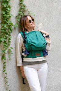 Huggy Plus Toddler Size Carrier - Diamond Emerald