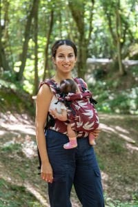 Huggy Softy Baby Size Carrier - Dock Valentine