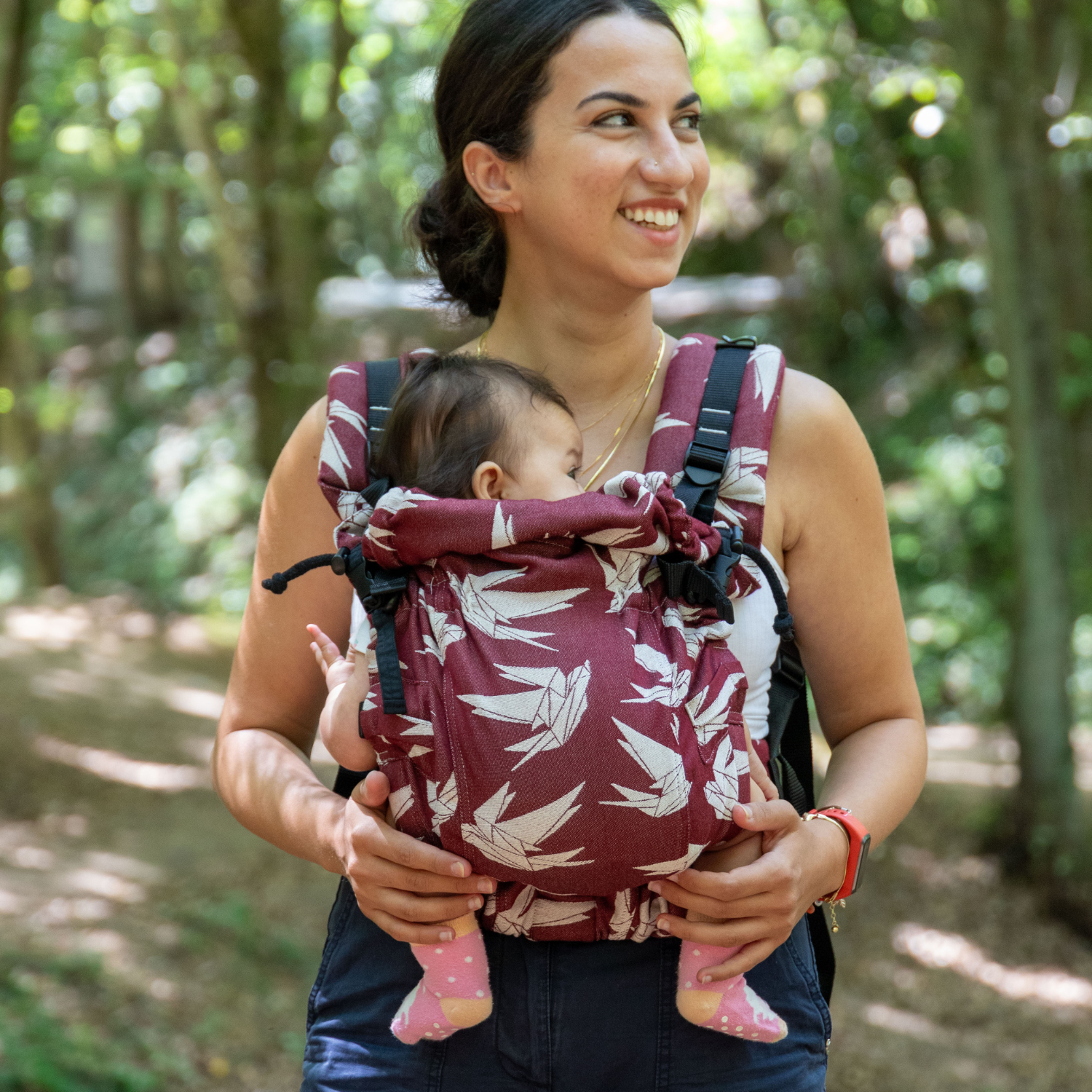 Huggy Softy Baby Size Carrier - Dock Valentine