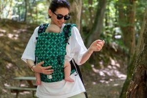 Huggy Softy Baby Carrier - Marble Emerald