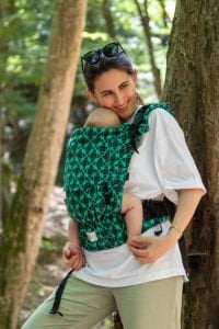 Huggy Softy Baby Carrier - Marble Emerald