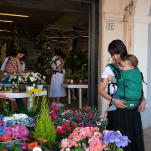 Huggy Softy Baby Carrier - Diamond  Emerald