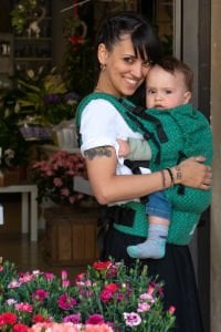 Huggy Softy Baby Carrier - Diamond  Emerald