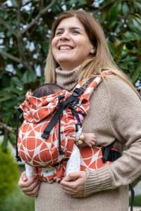 Huggy Softy Baby Size Carrier - Marble Terra