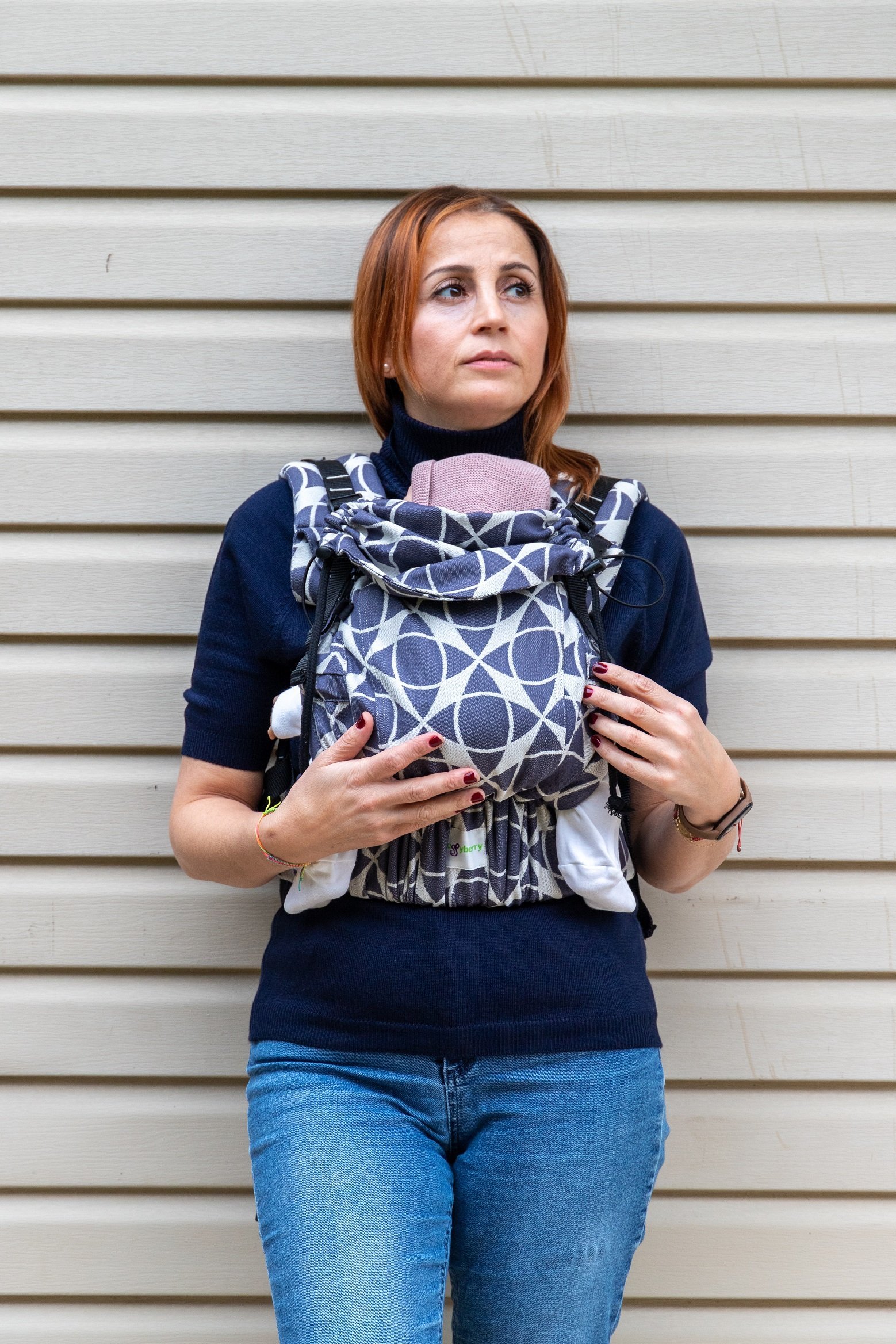 Huggy Nest Baby Carrier - Marble Mist