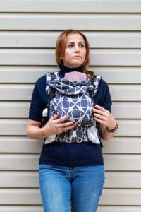 Huggy Nest Baby Carrier - Marble Mist