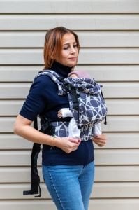 Huggy Nest Baby Carrier - Marble Mist