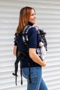 Huggy Nest Baby Carrier - Marble Mist