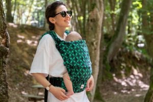 Huggy Nest Baby Carrier - Marble Emerald