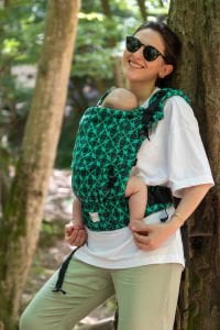 Huggy Nest Baby Carrier - Marble Emerald