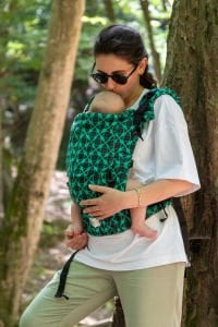 Huggy Nest Baby Carrier - Marble Emerald