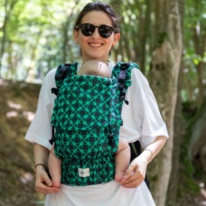 Huggy Nest Baby Carrier - Marble Emerald