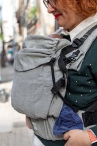 Huggy Nest Baby Carrier - Silver